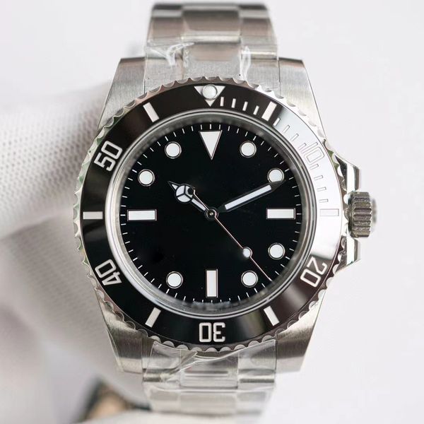 

mens watches classic sapphire glass loupe sup watch 2813 mechanical montre de luxe stainless, Slivery;brown