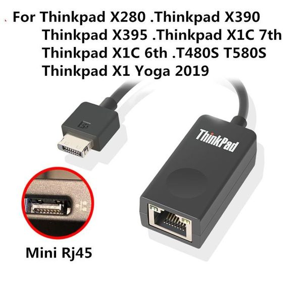 Computer Cables Connectors Gen 2 Ethernet Addension Adapter для ThinkPad X1 Carbon X390 X395 X280 A285 X13 L13 Yoga J01YU026 SC10P42352 4X