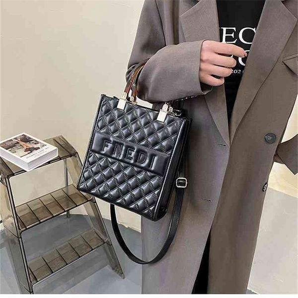 

factory bags export online handbag explosive models handbags texture lingge portable trend versatile bag5nie wholale 70% off