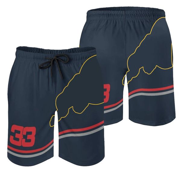 

2022f1 team shorts formula one fan clothing custom oversized casual beach shorts team logo