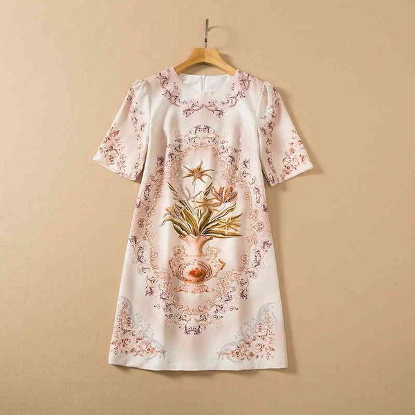 

casual dresses vase flower arrangement style spring and summer 2022 beaded diamond printed loose waist straight tube dress for women gggi, Black;gray