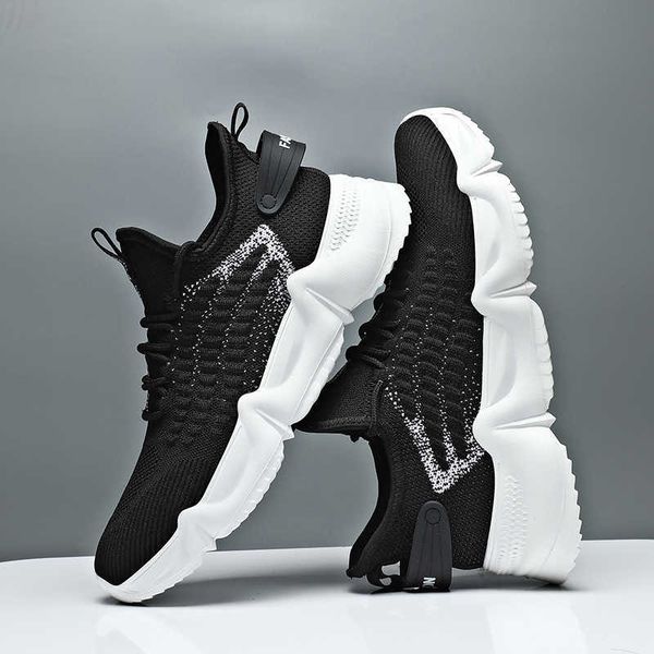 

classic luxury high 2022 comfortable casual sneakers men shoes walking jogging running sports zapatillas hombre designer quality, Black