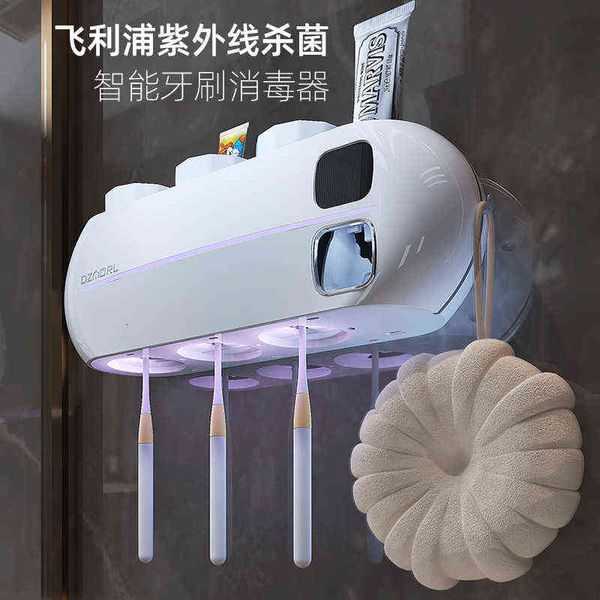 

light xury intelligent toothbrush cup holder philips ultraviolet sterilizer mouthwash toilet bathroom shelf
