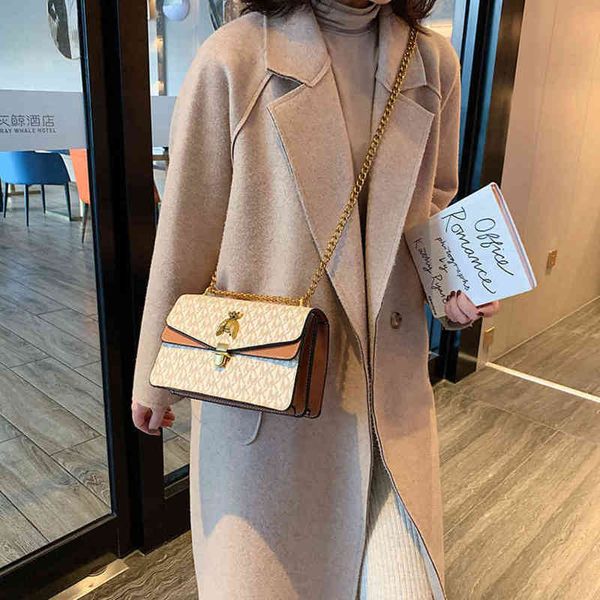 

women's chain letter square bag female messenger printed small bee shoulder bags highest quality handbags wholesale