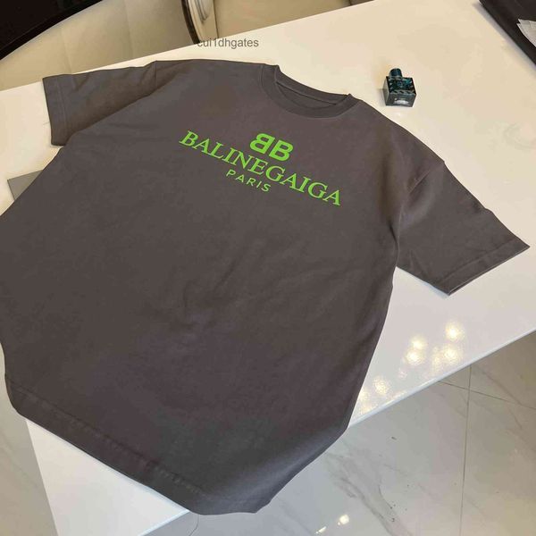 

2022 designer bb t shirt and shirts lin lin[lin]bb family's new short sleeve 240g thick fabric pure cotton fas 413f, White;black