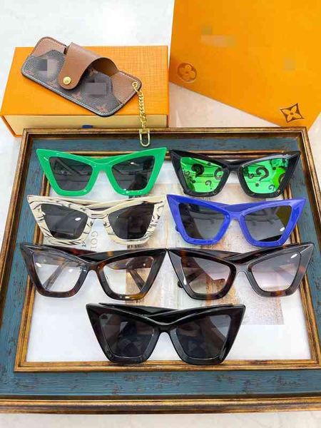 

ins super sunglasses net red same l style exaggerated personality sunglasses z2613w cat's eye fashion trend id28, White;black