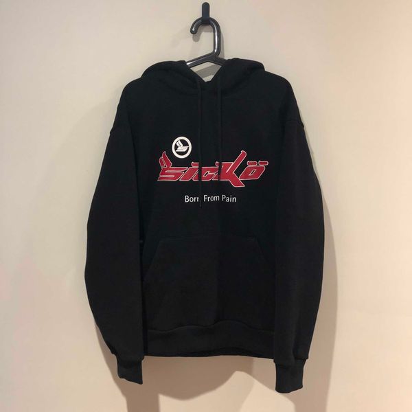 

men's s ambition ian connor sicko kids king same plush hoodie, Black