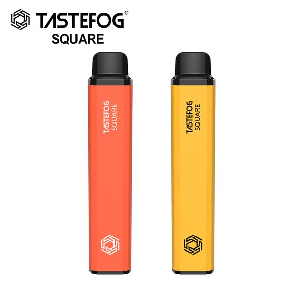 QK Tastefog Square 3500 Puff Orsosable Vape Cigarette Pod 5% NIC Coil с аккумуляторной батареей 650 мАч. 10 мл капсута оптом для America Australia Market