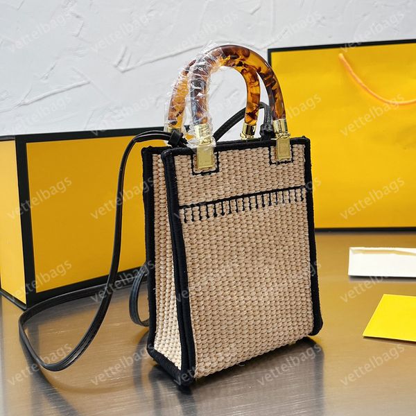 

crochet shoulder bag fashion crossbody women handbags mini totes bags luxury designer handbag summer cross body lady purse coin wallet two-t