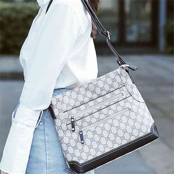 

purse one shoulder bag light luxury texture shoulder messenger bag wind white-collar women's mother-in-law