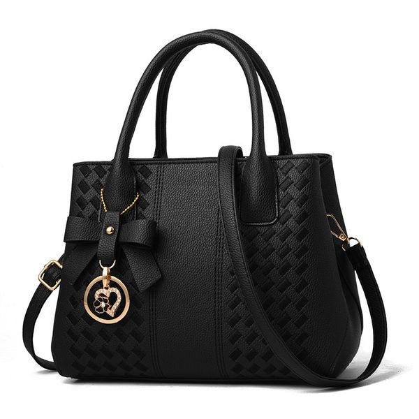 

women shopping shoulder bags fashion casual womens bag handbag totes high-capacity leather oxford large volume wholesale black red pink grey
