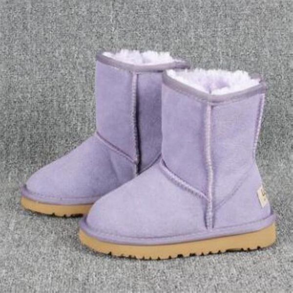 

new real australia 528 high-quality kid boys girls children baby warm snow boots teenage students snow winter boots dorp 195i, Black;grey