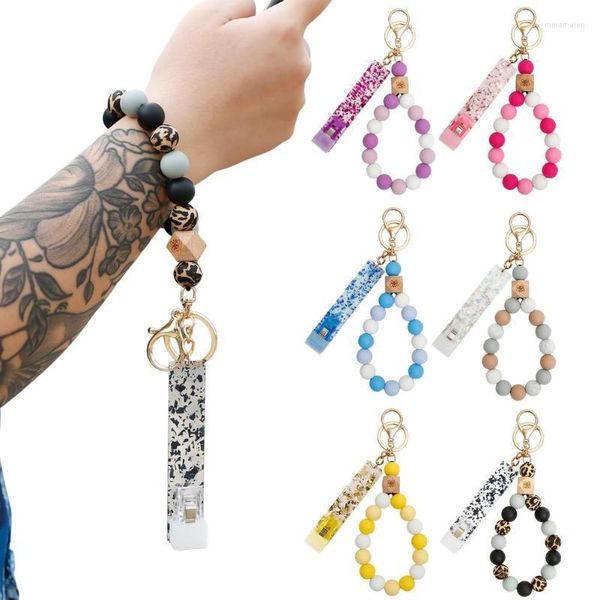 Porte-clés Bracelet Porte-clés Grabber Porte-clés Pour Ongles Longs En Gros De Luxe ATM Puller Bracelet Saint Valentin Pendentif Miri22