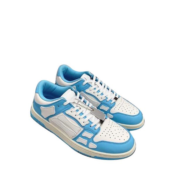 

new aamirs shoes skelet bones runner luxury van gogh quality brand leisure shoes ami men's bone stitching leather platform ri sports 38