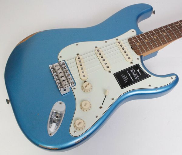 

vintera road worn 60s st lake placid blue electric guitar