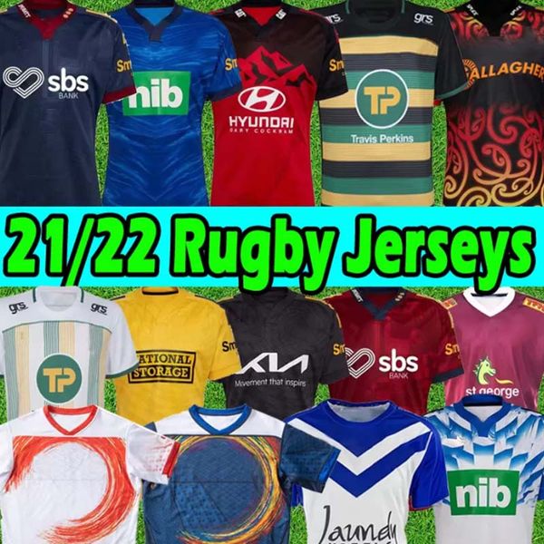 

2021 2022 rugby sevens japan highlande queens hurricane rugby jerseys crusaders blues men polo 21/22 home away jersey shirts football s-5xl, Black;gray