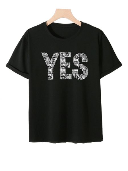 

men letter graphic tee q7jp#, White;black