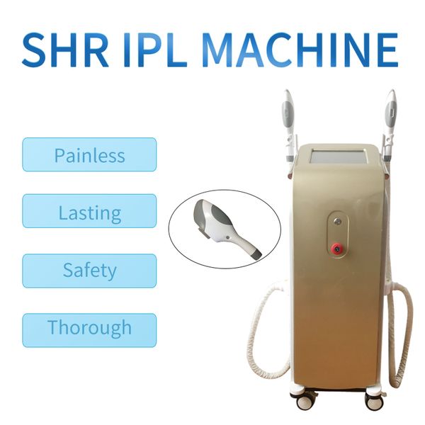 

double laser handle ipl opt e-light laser machine for hair removal and skin rejuvenation
