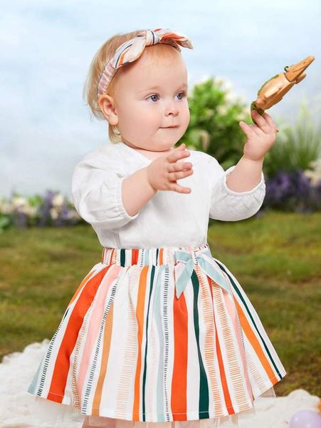 

baby raglan sleeve blouse she, Blue