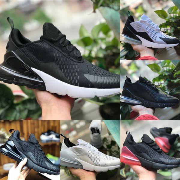 

27c bred platinum tint men women running shoes triple black white university 270 tiger olive blue void sports 270s trainers zapatos trainer