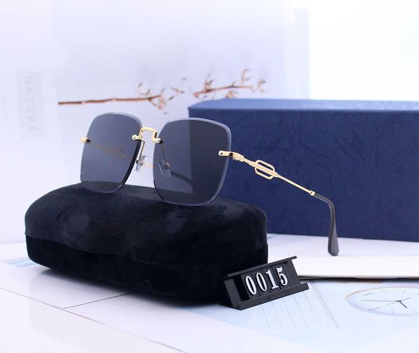 

gg cut edge box sunglasses for women ancient home accessories drilling glasses gradient sunglasses frameless sunglasses, White;black