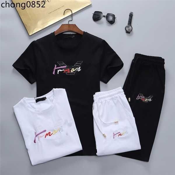 

mens designer tracksuits fashion printed t shirts pants 2pcs clothing sets teenager sports suits -xxxl, Gray