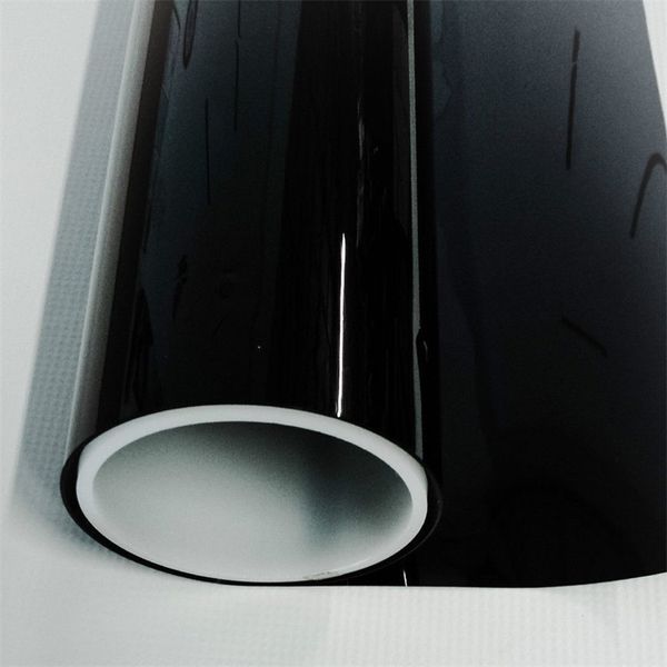 50cm500cm%5 VLT Koyu Siyah Pencere Tint Film Araba Otomatik Ev Ticari Isı Yalıtım Gizlilik Koruma Güneş Y200416
