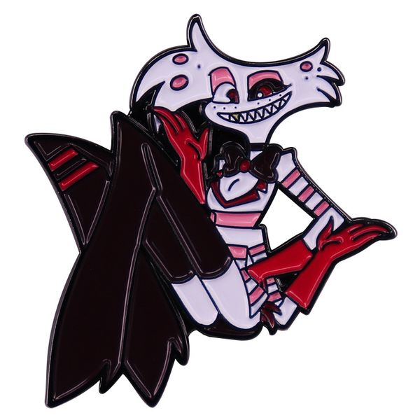 

hhazbin l brooch fantasy comedy animation enamel pin, Blue