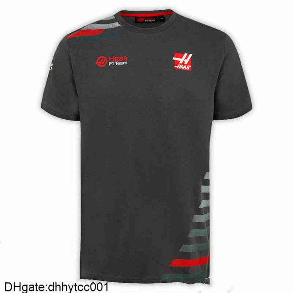 Мужчины New Haas Team Tebirt F с коротким рукавом горные велосипеды Moto Motor Motorcycle Racing Sup Outdoor Quick Dry Sports Tees gvf kzg