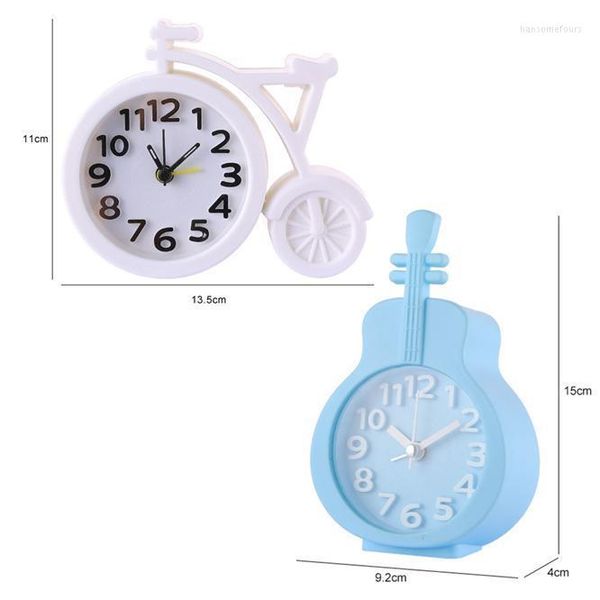 Altri orologi Accessori 50PCS Sveglia silenziosa Numero elettronico Campana Tavolo da scrivania Quarzo digitale Decorazione domestica Moderna portatile carino Du