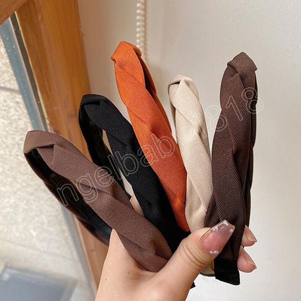 

fashion women headband casual braided turban girls summer autumn headwear handmade hair accessories, Slivery;white