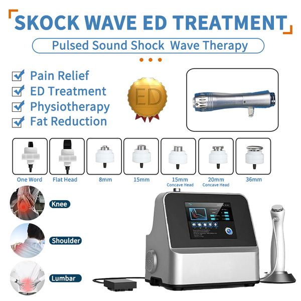 

2021 slimming machine extracorporal shock wave therapy erectile dysfunctio physiotherapy for body pain relief