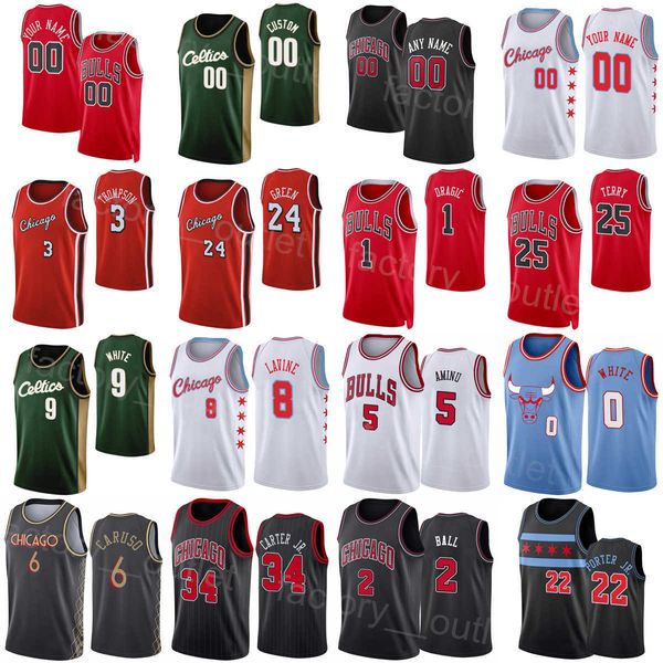 

earned basketball icon printed andre drummond jersey 3 patrick williams 44 derrick jones jr 5 ayo dosunmu 12 javonte green 24 dalen terry 25, Black