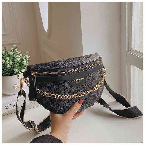 

fashion small bag women's chest straddle french minority design waist