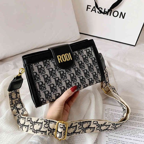 

shoulder bags fashion net star same women's 2022 new korean embroidery small square