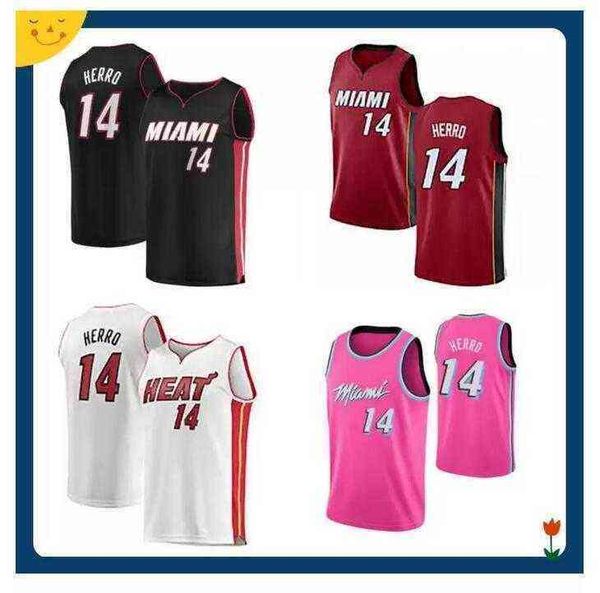 

basketball jersey14 tyler herro''nba''jerseys, Black
