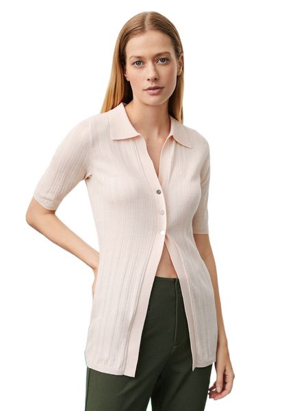 

motf premium wool-mix ribbed cardigan s4bz#, White;black