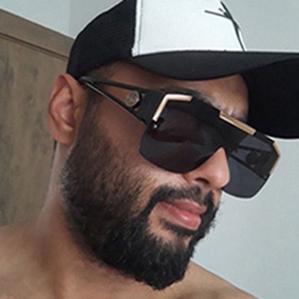 

fashion all in one frame sunglasses women brand designer hollow out sun glasses men full of aura classic eyewear gafas 220623, White;black
