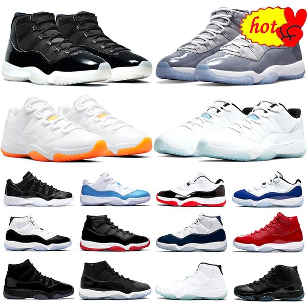 

2022 jumpman 11 basketball shoes men women 11s cool grey jubilee legend blue citrus bred concord cap and gown space jam gamma university blu