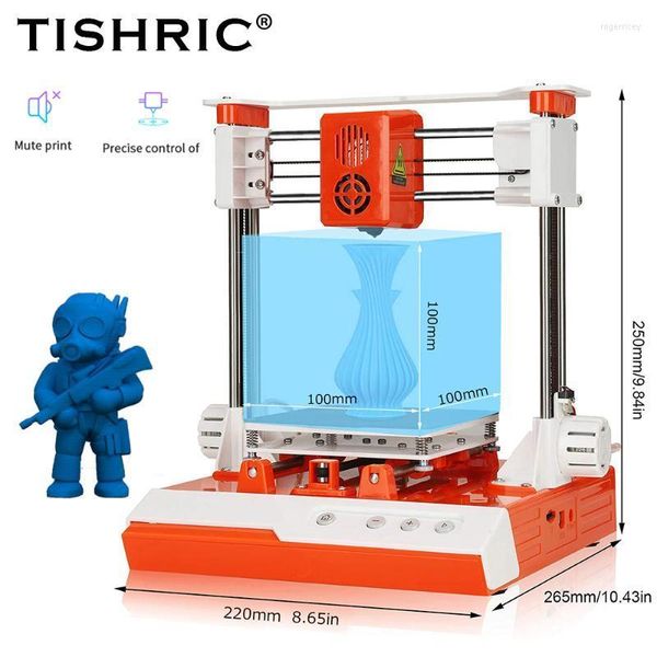 Принтеры Easy Threed 3D Printer Kit Высокая точность безмолвная платформа с магнитной сборкой для использования сенсорных экранов Roge22