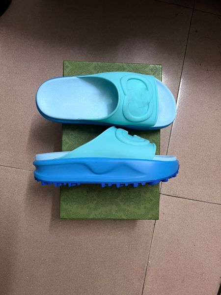 

thick bottom slides designer sandals soft foam rubber platform wedges sandal for women ladies girls summer shoes flip flops pantoufle miami, Black