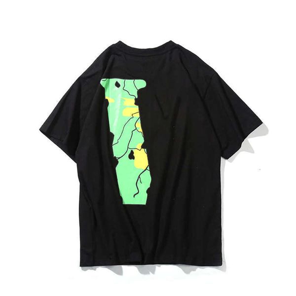 

designer fashion summer flat men 100% katoen streetwear women t shirt usa short mouw brand hip hop tshirt chirao, White;black
