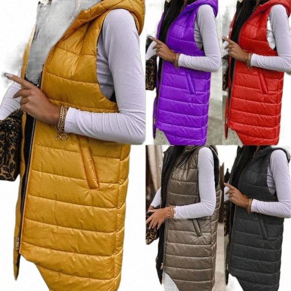 

women's vests wholesale 2021 summer winter selling fashion casual warm jacket female bisic coats long vest w7ar#, Black;white