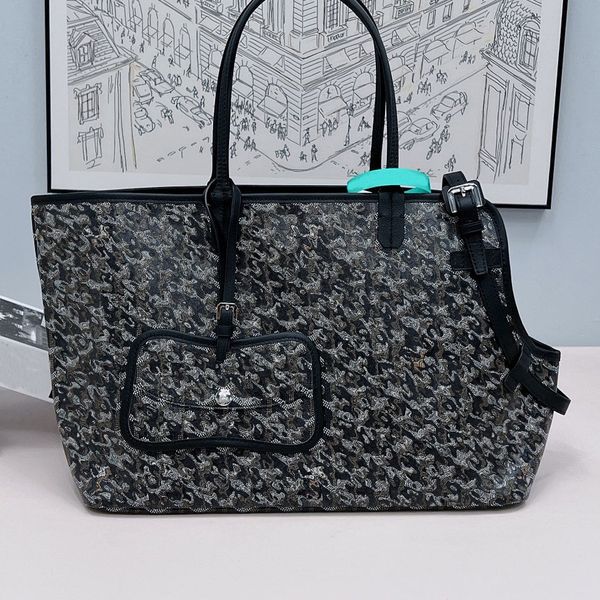 

chien gris bag pet carrier trunks bags shoulder handbag tote bags carry small dogs removable adjustable collar inspired luxury designer larg