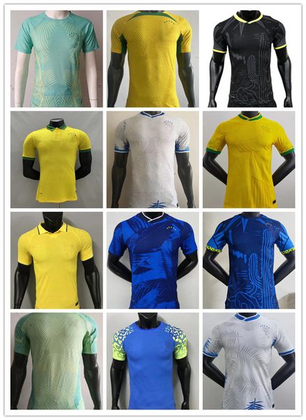 

21 22 23 training brasil neres coutinho soccer jerseys fans player version 2022 2023 camiseta de futebol brazils g.jesus firmino football sh, Black;yellow