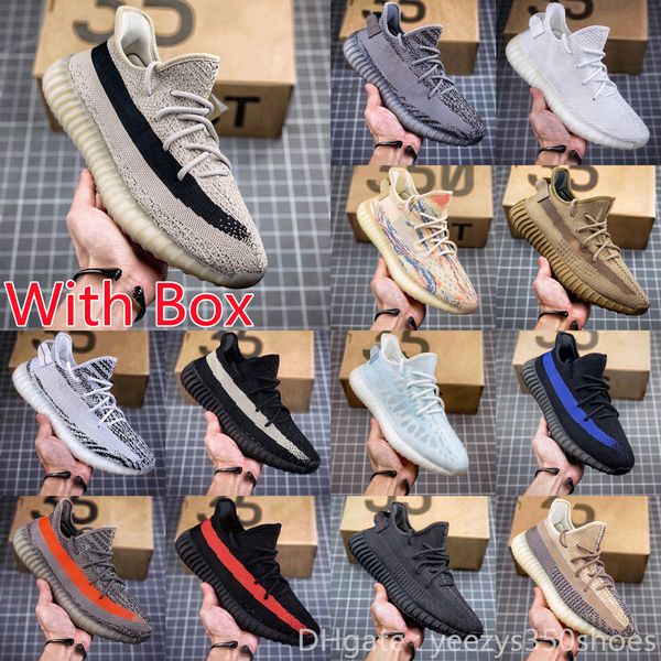 

with box'v2''yeezies''boosts''yezzies''350 running shoes sesame butter semi-frozen yellow cream, Black