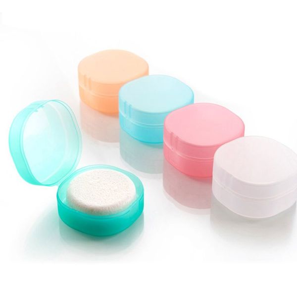 Caixa de sabão portátil recipiente redonda de vazamento resistente à esponja Travel Supplies de banheiro xdj230