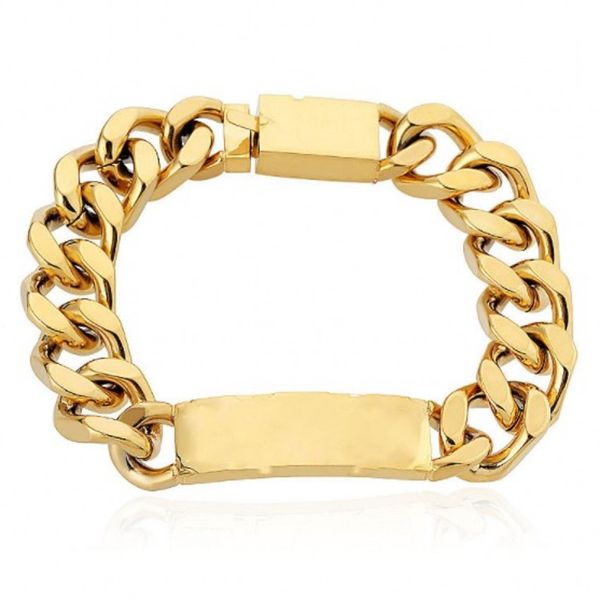 

designer stainless steel bracelet for men and women fashion luxury bracelet wholesale, Black