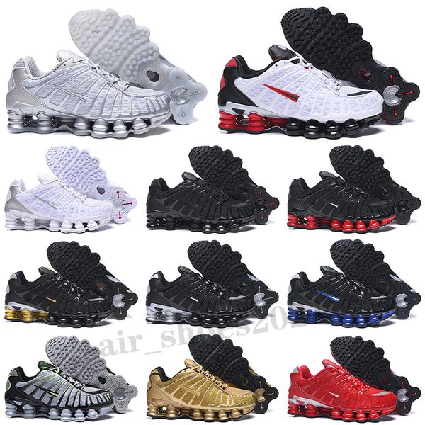 

trainers mens tl running shoes triple white metallic wolf grey lime sunrise black silver skepta womens sports sneakers size 36-46, White;red