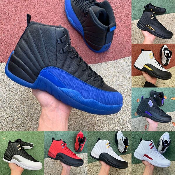 

12 men basketball shoes 12s black taxi twist royalty utility dark concord game royal playoff university gold mens outdoor sports sneakers